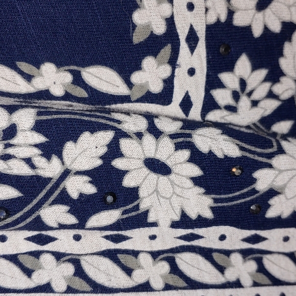 Vintage Peasant Style Blouse with Smocked Bodice by INC Size XS - Picture 4 of 11